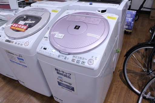 洗濯乾燥機 SHARP ES-TX820 2013年製 入荷しました。