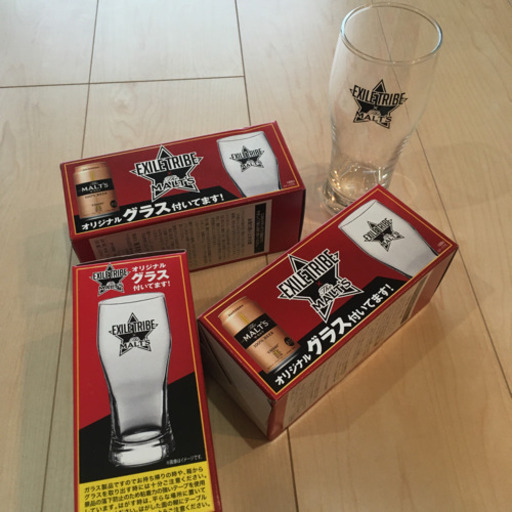 モルツ×EXILETRIBE コラボ ビールグラス♡