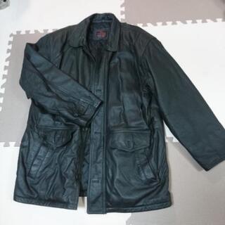 牛皮のコート(黒) Lサイズ