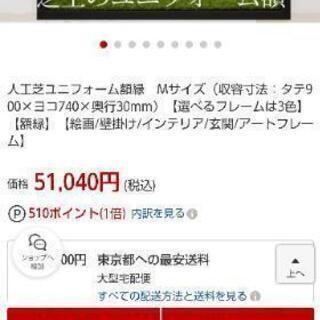 人工芝ユニフォーム額縁

