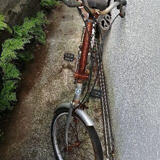 折りたたみ自転車・サビ・パンク