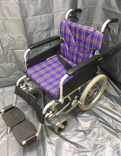 【売約済】介助式車いす 多機能型　KA-816B カワムラサイクル