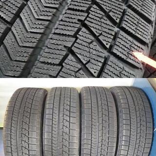冬用 16インチ 美品 PCD100【富山】ブリヂストン ＶＲＸ 195/60Ｒ16 ウイッシュ イスト アベンシス セリカ プリウス インプレッサ レガシィ 中古/4本