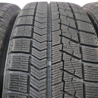 冬用 16インチ 美品 PCD100【富山】ブリヂストン ＶＲＸ 195/60Ｒ16 ウイッシュ イスト アベンシス セリカ プリウス インプレッサ レガシィ 中古/4本