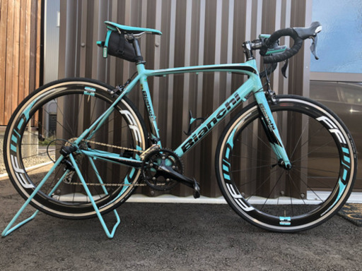 ロードバイク Bianchiインプルソ ffwd f6r チェレステカラー