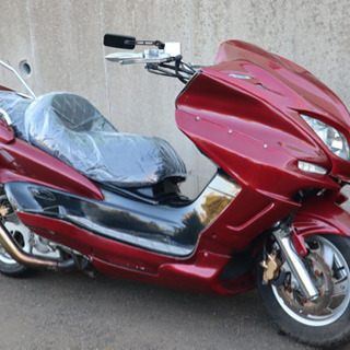 【YAMAHA マジェスティ】プロジェクターライト！！スピーカー、アンプ新品！！