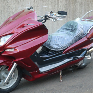 【YAMAHA マジェスティ】プロジェクターライト！！スピーカー、アンプ新品！！