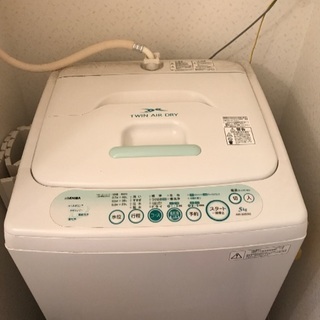 洗濯機　TOSHIBA 5kg