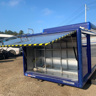 税込9万！鍵付きコンテナ！物置、資材入れに！