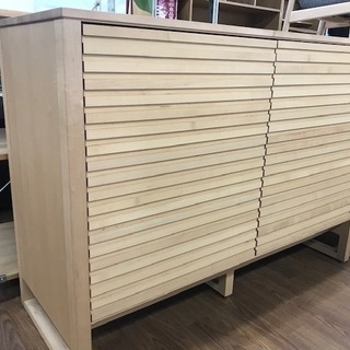 【ﾄﾚﾌｧｸ浦和店】カリモク 引き出し付 2枚扉キャビネット 売場展開中！