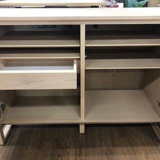 【ﾄﾚﾌｧｸ浦和店】カリモク 引き出し付 2枚扉キャビネット 売場展開中！