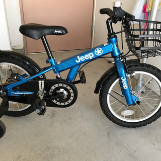 子ども自転車 jeep 16インチ 中古品　値下げしました