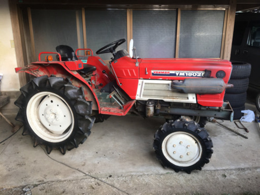 ヤンマートラックターYM1802d トレーラー付き