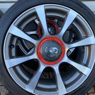 FIAT 595 中古 TECMAG 195/45/16インチ アルミホイール FIAT 595 中古