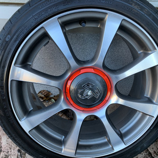 再追加販売 希少フィアット500純正16インチ+ダンロップ製195/45R16