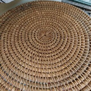 藤編み 鍋敷き