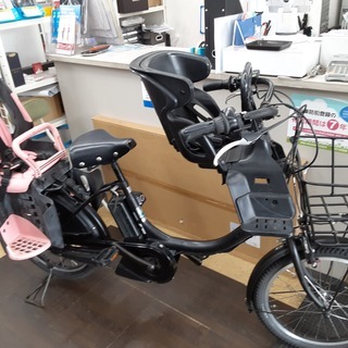 中古車出ました！ YAMAHA 電動アシスト自転車前・後ろ子乗せ...