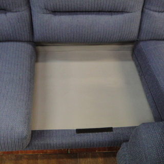 今だけＷチャンス！7,000円引き！の27,980円＆配達無料！（札幌市内）　布張り　右カウチソファ　３人掛けソファ　３Pソファ　座クッション脱着式　背もたれ脱着式