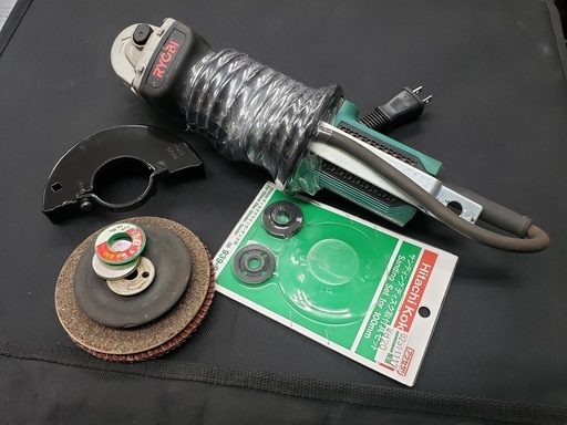 【中古】リョービ　G-111PH　ディスクグラインダー　付属いっぱい