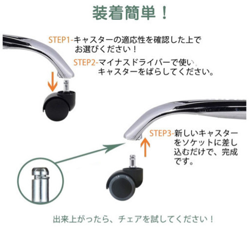 ウレタンキャスター Oaオフィスチェア用ホイール 5個セット 変換ゴムキャスター ホイール差込式 360度回転 取替えキャスター 差込式キャ 2点購入で千円お値げ 新宿の椅子の中古あげます 譲ります ジモティーで不用品の処分 ウレタンキャスター Oaオフィスチェア用ホイール 5個セット 変換ゴムキャスター ホイール差込式 360度回転 取替えキャスター 差込式キャ 2点購入で千円お値げ 新宿の椅子の中古あげます 譲ります ジモティーで不用品の処分