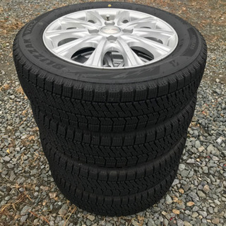 ★軽自動車用スタッドレス！BLIZZAK VRX2 2017年製造★アルミ付