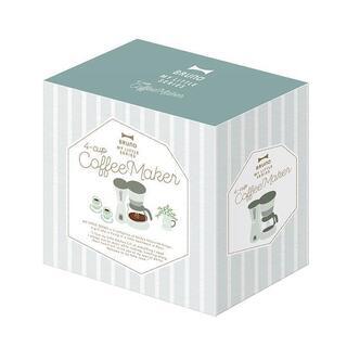 新品BRUNO ブルーノ 4カップコーヒーメーカー グリーン メッシュフィルター 新品BRUNO ブルーノ 4カップコーヒーメーカー グリーン メッシュ