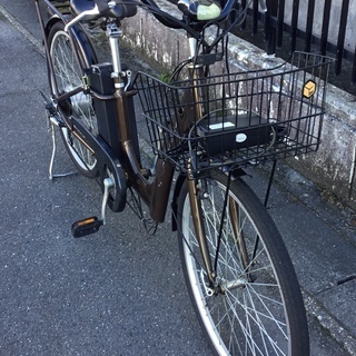 ☆Airbike 電動アシスト自転車 26インチ シマノ外装6段変速 ブラウン