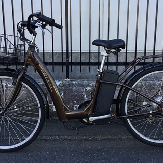 ☆Airbike 電動アシスト自転車 26インチ シマノ外装6段変速 ブラウン