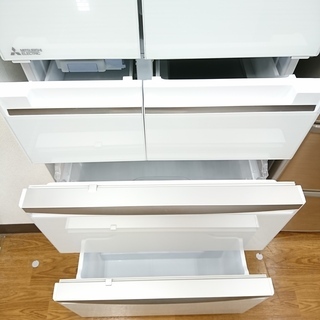 MITSUBISHI 6ドア冷蔵庫 MR-WX48Z-W 2016年製 【トレファク 川越店】