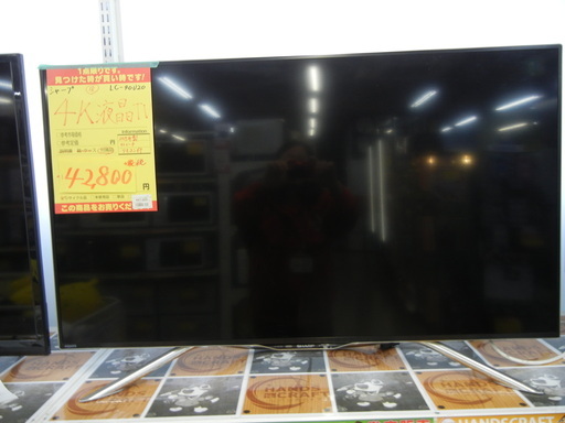 ｼｬｰﾌﾟ　4K液晶テレビ　LC-40U20　2015年製　40ｲﾝﾁ