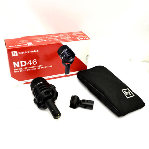Electro-Voice ND46 ダイナミックマイク 動作確認済み EV 楽器録り 宅録 レコーディング ND46(0220319107)