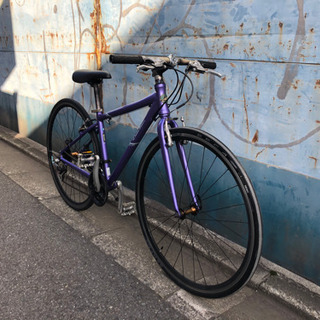 FUJIクロスバイク美品2台パープル