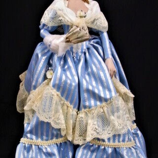 青い服の人形　19世紀のスペインの貴婦人
