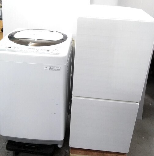 生活家電セット　冷蔵庫　洗濯機　音が静かな6キロ　シンプル冷蔵庫