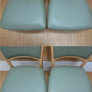 rr0829　カリモク　ダイニング5点セット　天然木　karimoku　食卓セット　テーブル＆チェア4脚　木製　グリーン系　カリモク家具　椅子　インテリア　リビング　ダイニングセット 