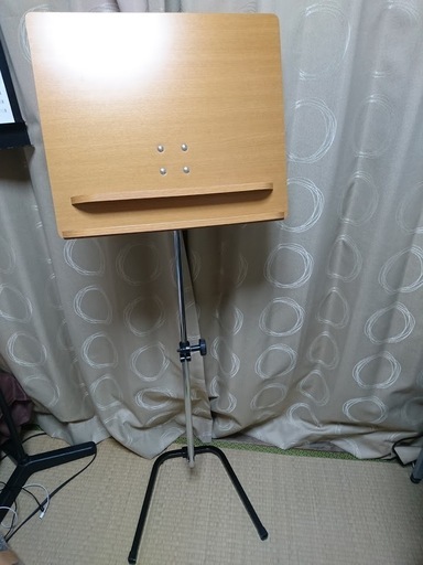 美品 オオハシ譜面台MS-114WN
