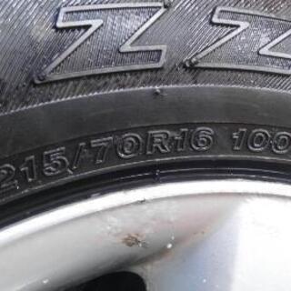 トヨタ　純正5穴　ホイール　ブリザック　215/70 16　冬タイヤ　不要なタイヤホイール４本　下取り可能