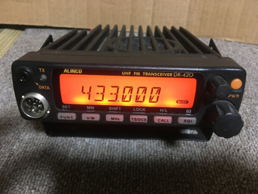 完了🤗受渡12月1日㊐ =14時【ALINCO】📶DR-420 アマチュア無線機>430MHZ帯 FM 20W モービル機 (らんま)  龍ケ崎のその他の中古あげます・譲ります｜ジモティーで不用品の処分