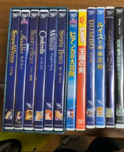 ディズニーDVDまとめ売り