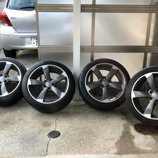 値下げしました　225/45 18R タイヤホイール