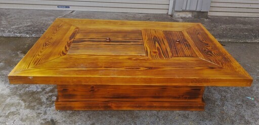 木製火鉢 外寸約119.5×88.5×34.5㎝ 販売済み 日置市 伊集院 木製火鉢 外寸約119.5×88.5×34.5㎝ 販売済み 日置市 伊集院