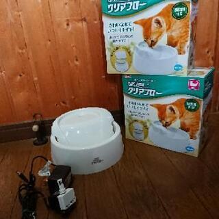決まりました♪猫用 水飲み器 ﾋﾟｭｱｸﾘｽﾀﾙ ｸﾘｱﾌﾛｰ ...
