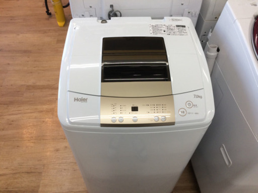 Haierの簡易乾燥機能付洗濯機です！