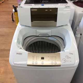 Haierの簡易乾燥機能付洗濯機です！