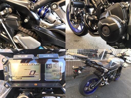 ブラックフライデー特価！！！！高年式低走行　MT-09　トレーサー900　 TRACER900　ETC　リアキャリ　純正グリップヒーター ブラックフライデー特価！！！！高年式低走行 MT-09 トレーサー900