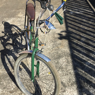 ローチャリ風自転車 売ります‼︎ローチャリ風ビーチクルーザー＿20インチ＿グリーン
