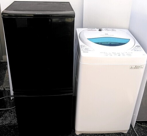 配達設置　冷蔵庫　洗濯機　生活家電セット　高年式　どっちでもドア　ひとり暮らしに(^_^)/