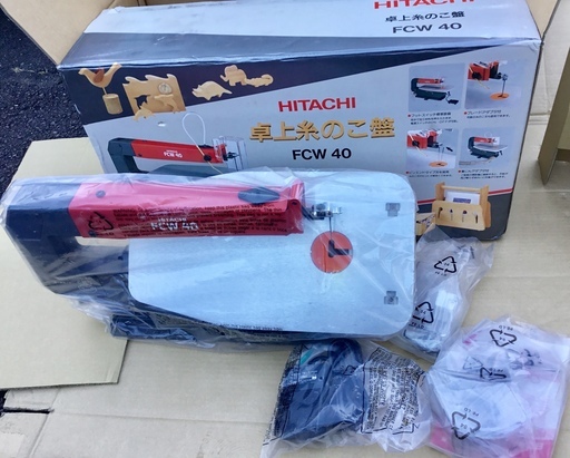 ＜未使用品＞日立 HITACHI 電動卓上糸のこ盤・FCW40