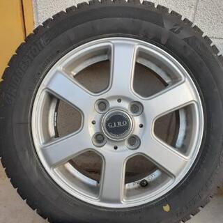 【2018年製】【バリ溝】INVERNO 13in 4.5J +43 PCD100 ブリヂストン アイスパートナー2 155/65R13 2018年製 ワゴンR ミラ

