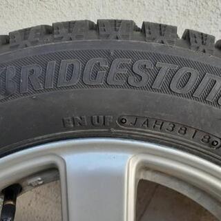 【2018年製】【バリ溝】INVERNO 13in 4.5J +43 PCD100 ブリヂストン アイスパートナー2 155/65R13 2018年製 ワゴンR ミラ

